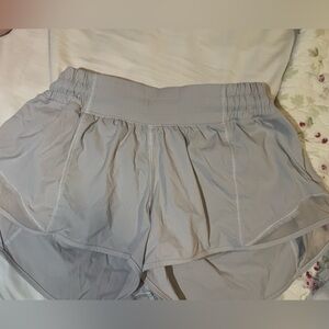 Gray Lululemon shorts 2.5”